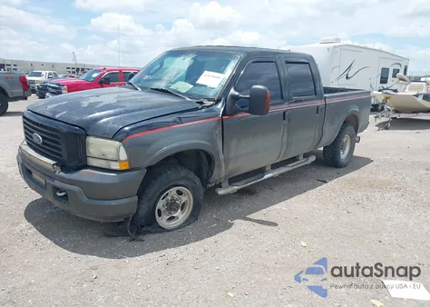 2004 Ford F-250 Lariat/Xl/Xlt z USA, uszkodzony, nr VIN 1FTNW21P04EC98909